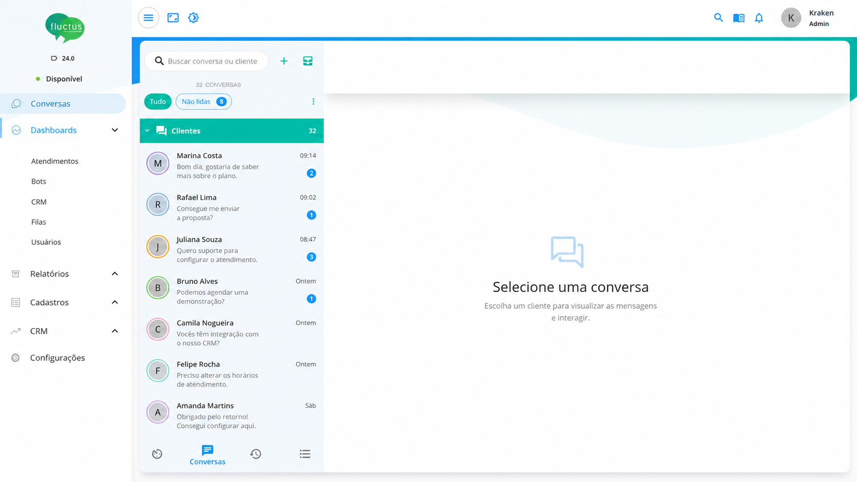 Central de conversas omnichannel neWave